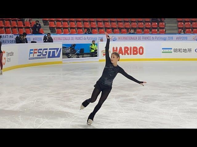 IDF19 Ladies' FS Runthrough - Alena Kostornaia Алёна Косторная (twilight)