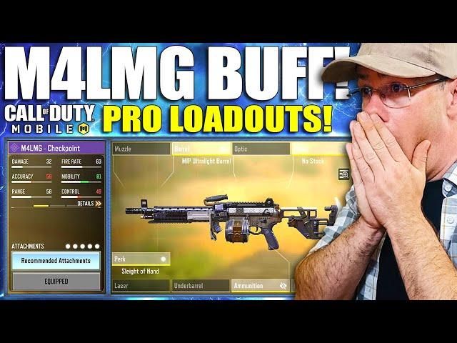 They Actually BUFFED IT!  BEST CoDM M4LMG Gunsmith Builds!