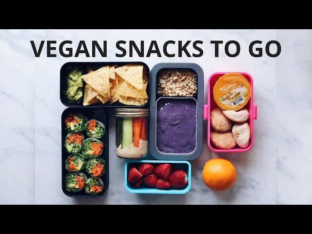 HEALTHY VEGAN SNACKS TO GO