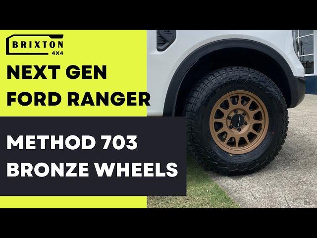 Next Gen Ford Ranger with new Method 703 Bronze Wheels & Falken Wildpeak Tyres.