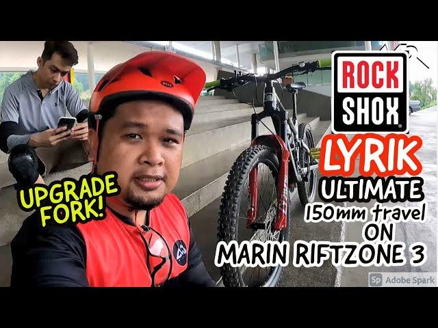 UPGRADE FORK | RockShox Lyrik Ultimate  on Marin Riftzone 3