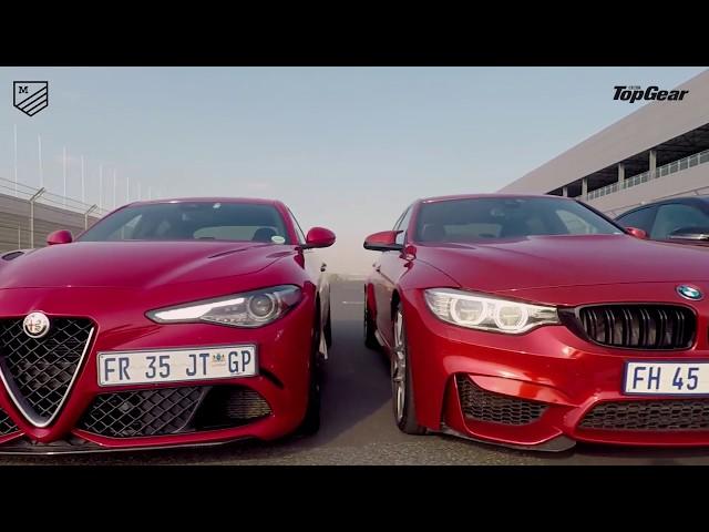 Alfa Romeo Giulia vs BMW M3 vs Mercedes-AMG C63 by TheMotorist