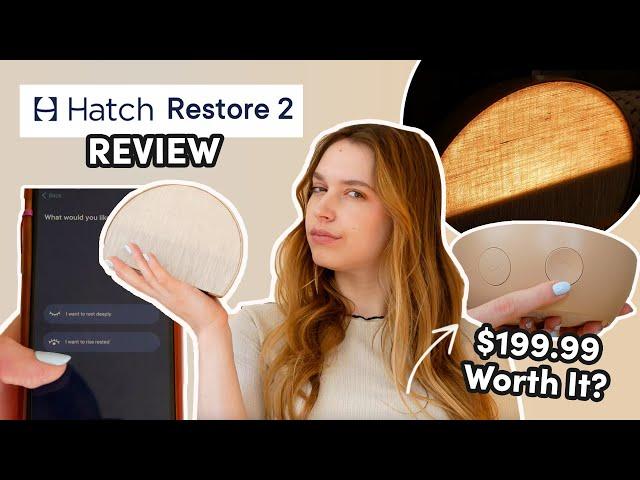 I Tried the Hatch Restore Sunrise Alarm Clock For One Week (Full Review) | Testing TikTok