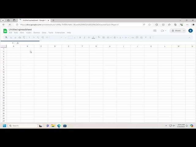 How to Create a Google Docs Spreadsheet