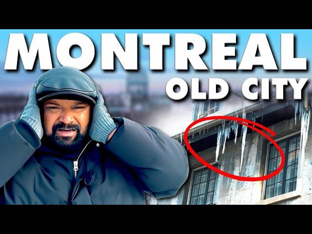 -27°C பனியில் உறைந்த நகரம் | Montreal Old City | Gobinath