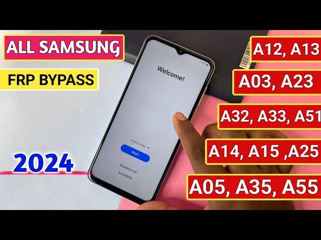 All Samsung a12/a13/a03s/a23/a32/a33/a51/ FRP BYPASS️Google Account Unlock || No TalkBack