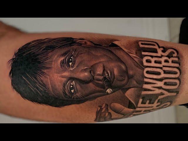 Tattoo timelapse-portrait