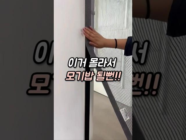 현관 자석 모기장으로 올 여름 모기 완벽 차단!