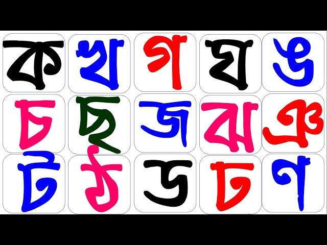 ব্যঞ্জনবর্ন বর্ণমালা শিক্ষা ক খ গ ঘ ঙ চ ছ জ ঝ ঞ ট ঠ ড ঢ ণ ত থ দ ধ ন প ফ ব ভ ম য র ল শ ষ স হ ড় ঢ় ..