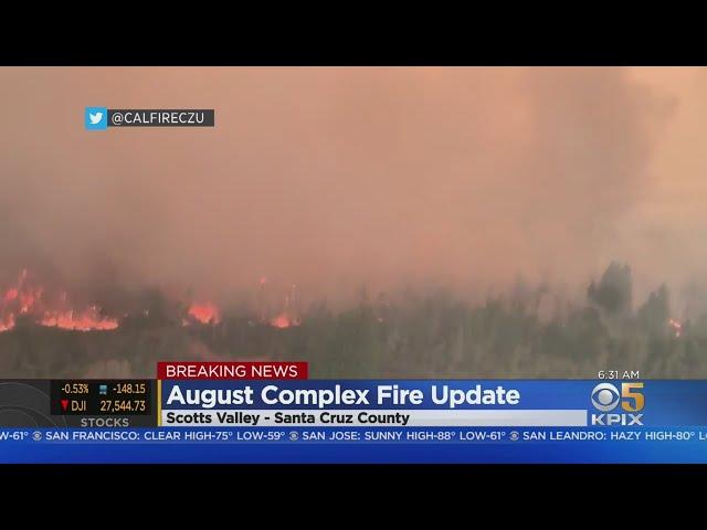 CZU Lightning Complex: New Evacuations Ordered As Fire Grows To 40,000 Acres