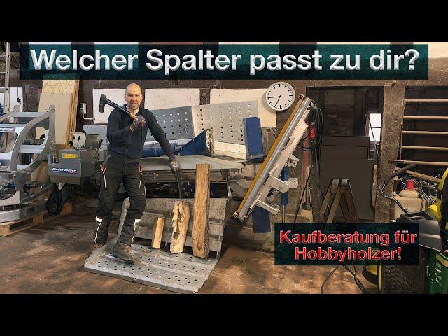 Holzspalter für Einsteiger + Hobbyholzer, Kaufberatung + Tipps, Brennholz einfach aufarbeiten