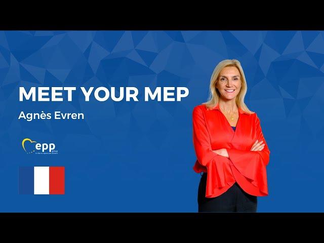 Meet your EPP Group MEP:  Agnès Evren​ - France