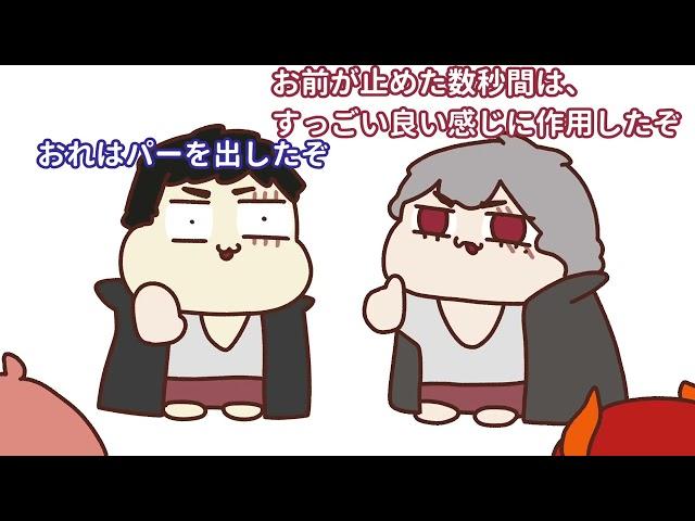 【手描き】久々の自己紹介がカオスなド葛本社【ドーラ&葛葉&本間ひまわり&社築】