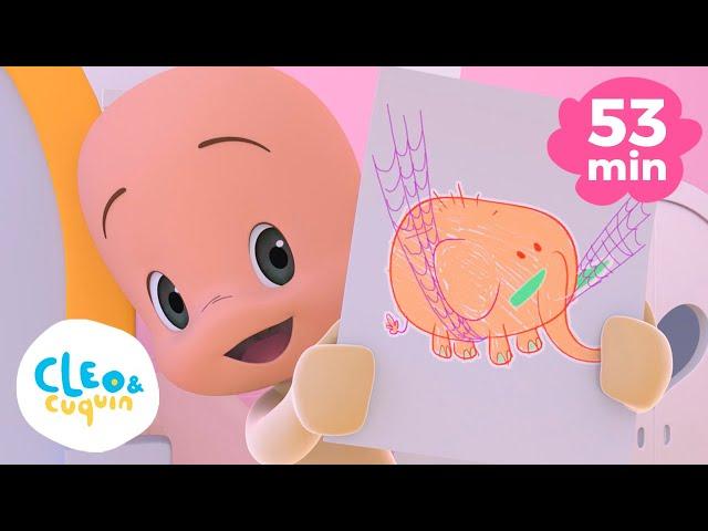 Elephant on a Swing and more Nursery Rhymes of Cleo and Cuquin | Songs for Kids