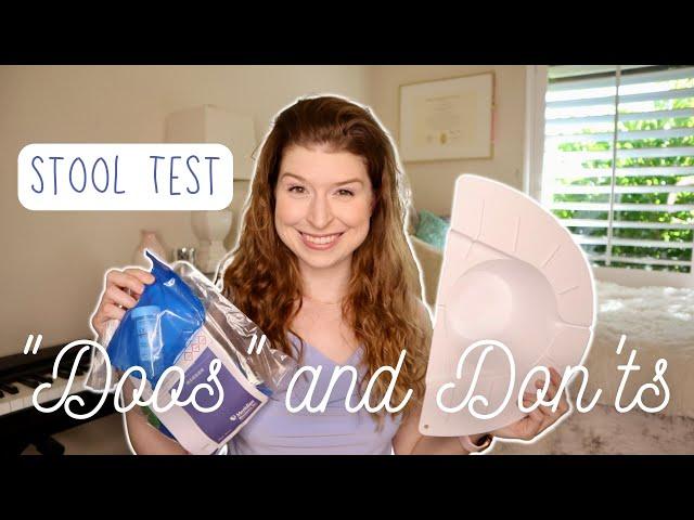 Stool Test 101 // The "Doos" and Dont's Of Getting A Poop Sample!