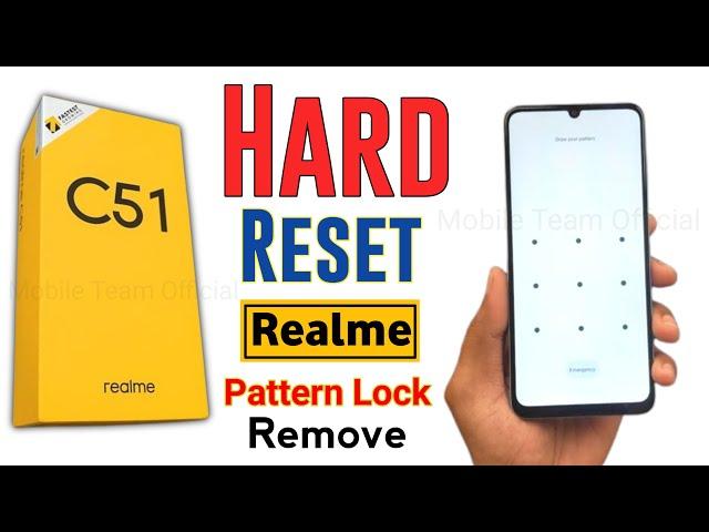 Realme C51 Hard Reset | How To Factory Reset Realme Phone | how to hard reset realme c51