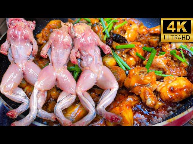 Yummy Cooking Fried Frogs in Sichuan Cuisine | Asian Food @foodatasty