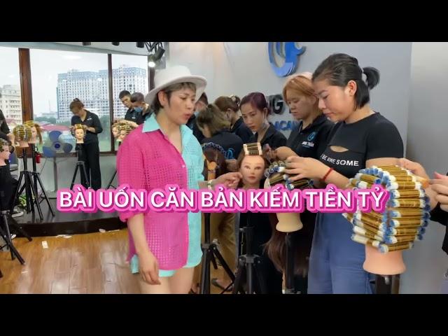 Bài uốn căn bản | Dung Trần Hair Academy