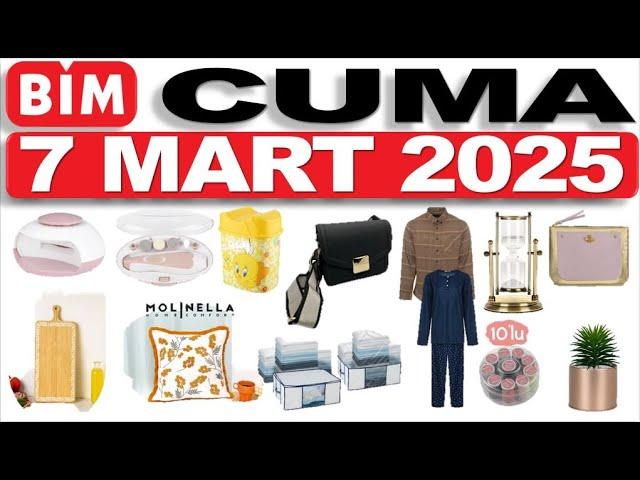 BİM BU CUMA  BİM 7 MART 2025 KATALOĞU  AKTÜEL ÜRÜNLER | RESMİ KATALOG | NET ANLATIM