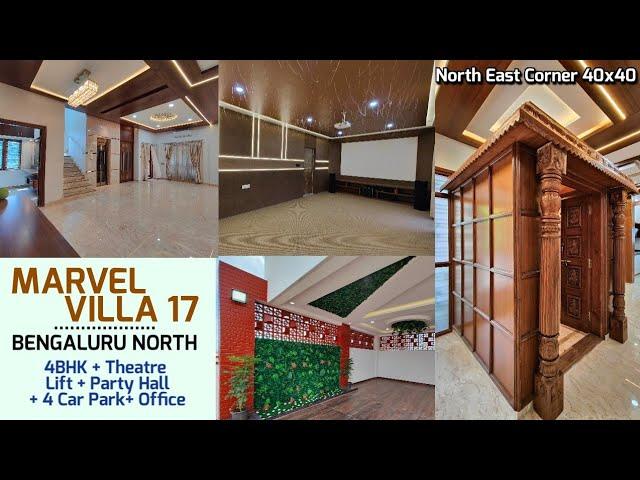 Marvel Villa 17 | North East Corner 4BHK Home Theater Sale in Bengaluru North