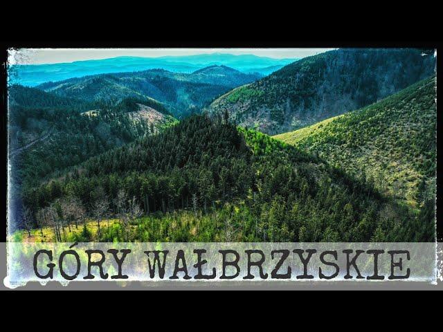 Góry Wałbrzyskie 4K z WYŻSZEJ PERESPEKTYWY - drona / Kamienne i Suche - wędrówka