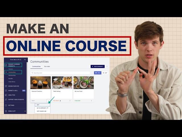 How To Create An Online Course For Beginners in 2024  (Step by Step)