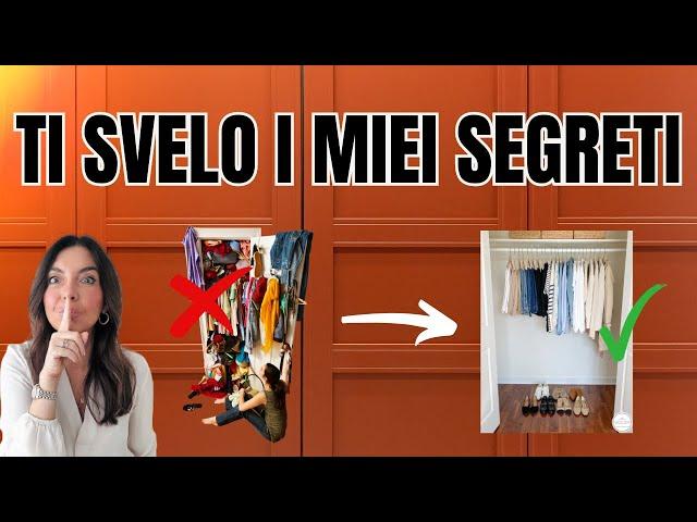 DECLUTTERING: I SEGRETI da esperta che ancora NON CONOSCI