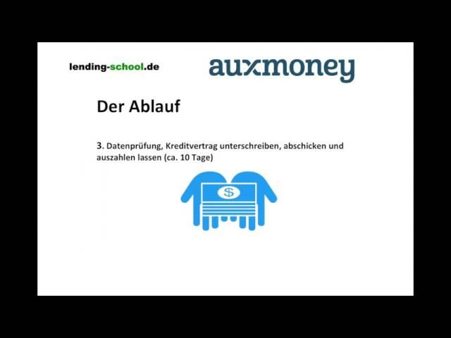 auxmoney - Wie lange dauert die Auszahlung meines Kredits? | lending-school.de