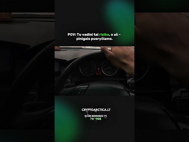 #kriptovaliuta #crypto #trading #pinigai #verslas #investicijos #lietuva #motivacija #cryptoarctica