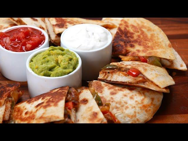 Chicken Fajita Quesadillas