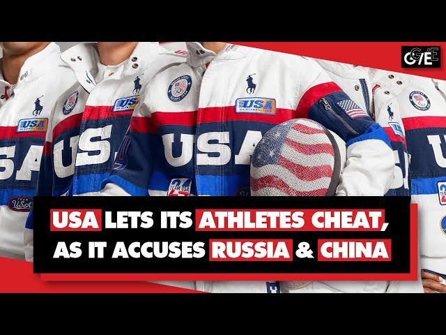 USA lets athletes cheat with steroids, as it accuses Russia & China of violating anti-doping rules