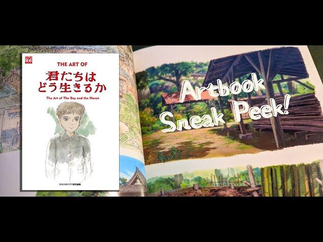 The Art of Boy and Heron - Artbook Sneak Peek