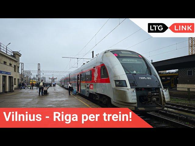 Van VILNIUS  naar RIGA  met de TREIN | De NIEUWSTE EUROPESE treinverbinding #BartVlog