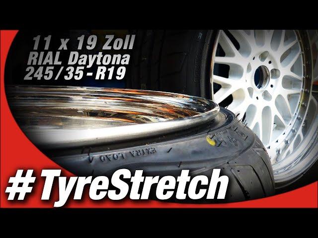 Amtlicher TyreStretch | 245/35-R19 auf 11x19Zoll | Federal Tire | RIAL Daytona | Mehrteilige Felge