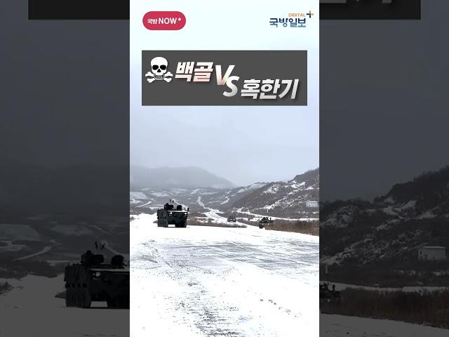 함박눈 내린 '겨울왕국' 전장을 장악하라! ROK Army bitterly cold weather cooperative military training #shorts