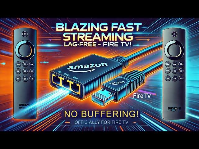  Amazon Ethernet Adapter for Fire TV – Faster, Lag-Free Streaming! 