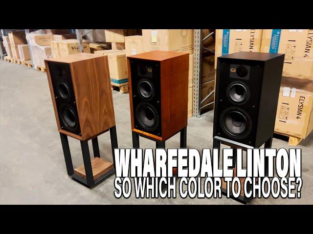 Wharfedale Linton - Mahogny, Walnut or Black? The difference between the colors!