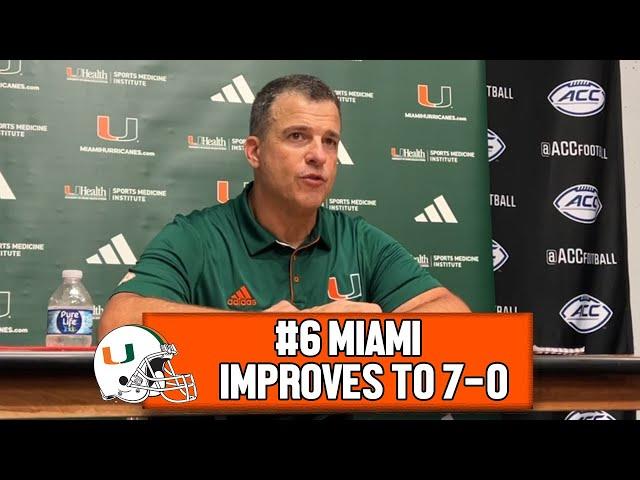 Mario Cristobal Postgame Press Conference After Win at Louisville