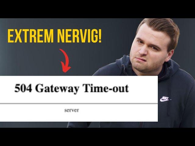 504 Gateway Timeout Error beheben + Erklärung (2024)