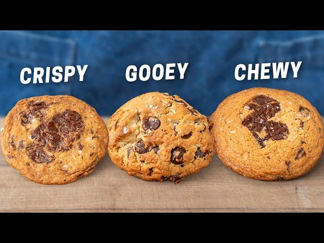 3 Epic Chocolate Chip Cookies for Every Mood