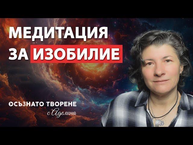  Събуди се ПО-ИЗОБИЛЕН с тази МЕДИТАЦИЯ | Изобилието е твое РОЖДЕНО право! | Аделина Димитрова