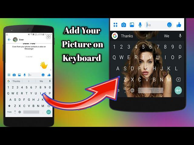 How to Change Keyboard theme by using your picture| Change keyboard theme