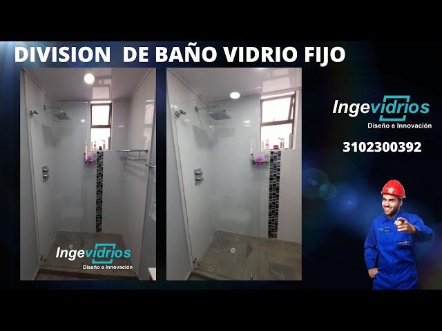 DIVISIONES DE BAÑO EN VIDRIO TEMPLADO EN BOGOTA-INGEVIDRIOS