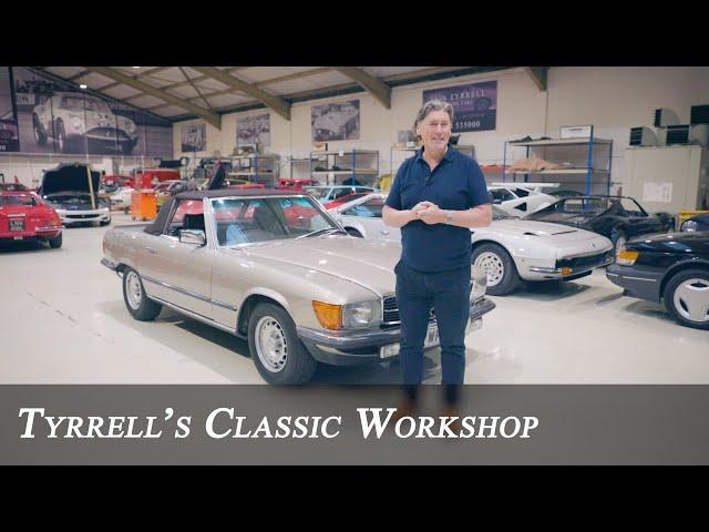 Mercedes-Benz W107 500 SL - A winning package | Tyrrell's Classic Workshop