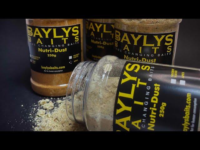  New Product Alert  @baylysbaits Nutri-Dust - Demonstration and Review - Coating Carp HookBait