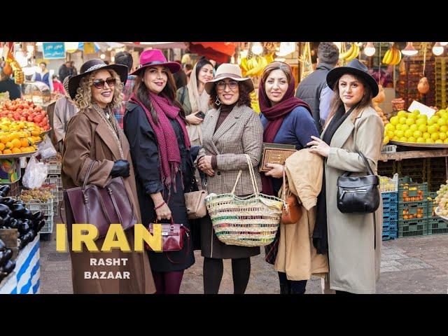 walking through the colorful rasht grand bazaar:Iran’s the biggest open-air market-2024