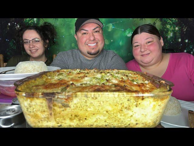 Green Chili Shrimp Enchiladas • Made By @Mama Appetite’s Kitchen • w/ @La Gordiz Eats and Jenny