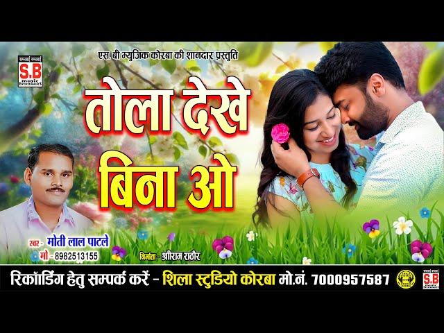 Tola Dekhe Bina O - New Cg Song | Moti Lal Patle | तोला देखे बिना ओ | Chhattisgarhi Gana | SB