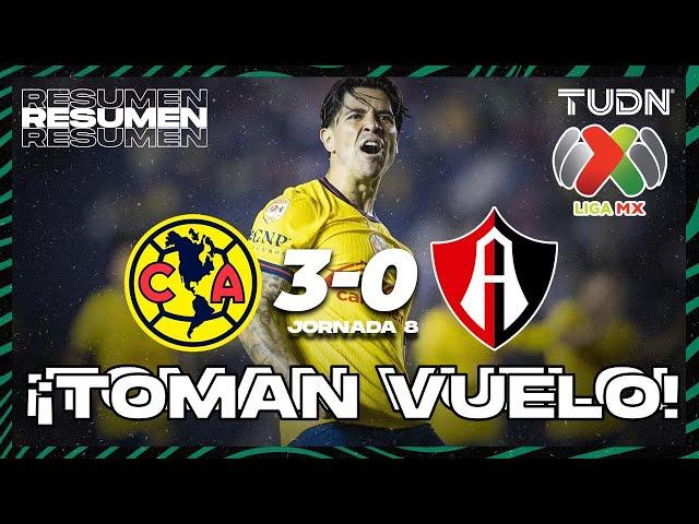 HIGHLIGHTS | América 3-0 Atlas | Liga Mx -AP2024 - J8 | TUDN