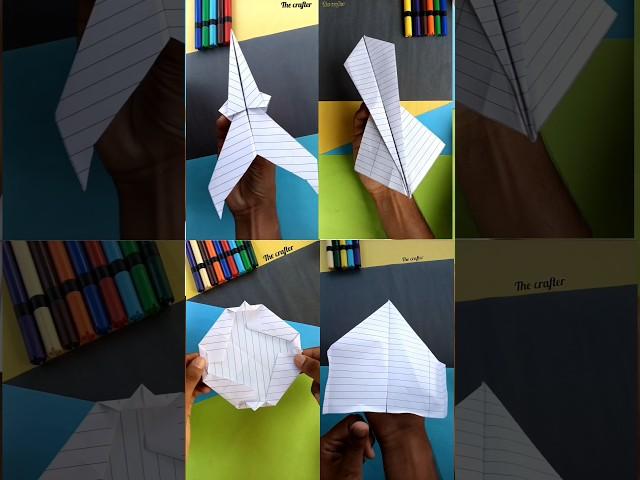 4 Amezing Best Paper Plane Making Ideas , Easy To Make Paper Plane Toys